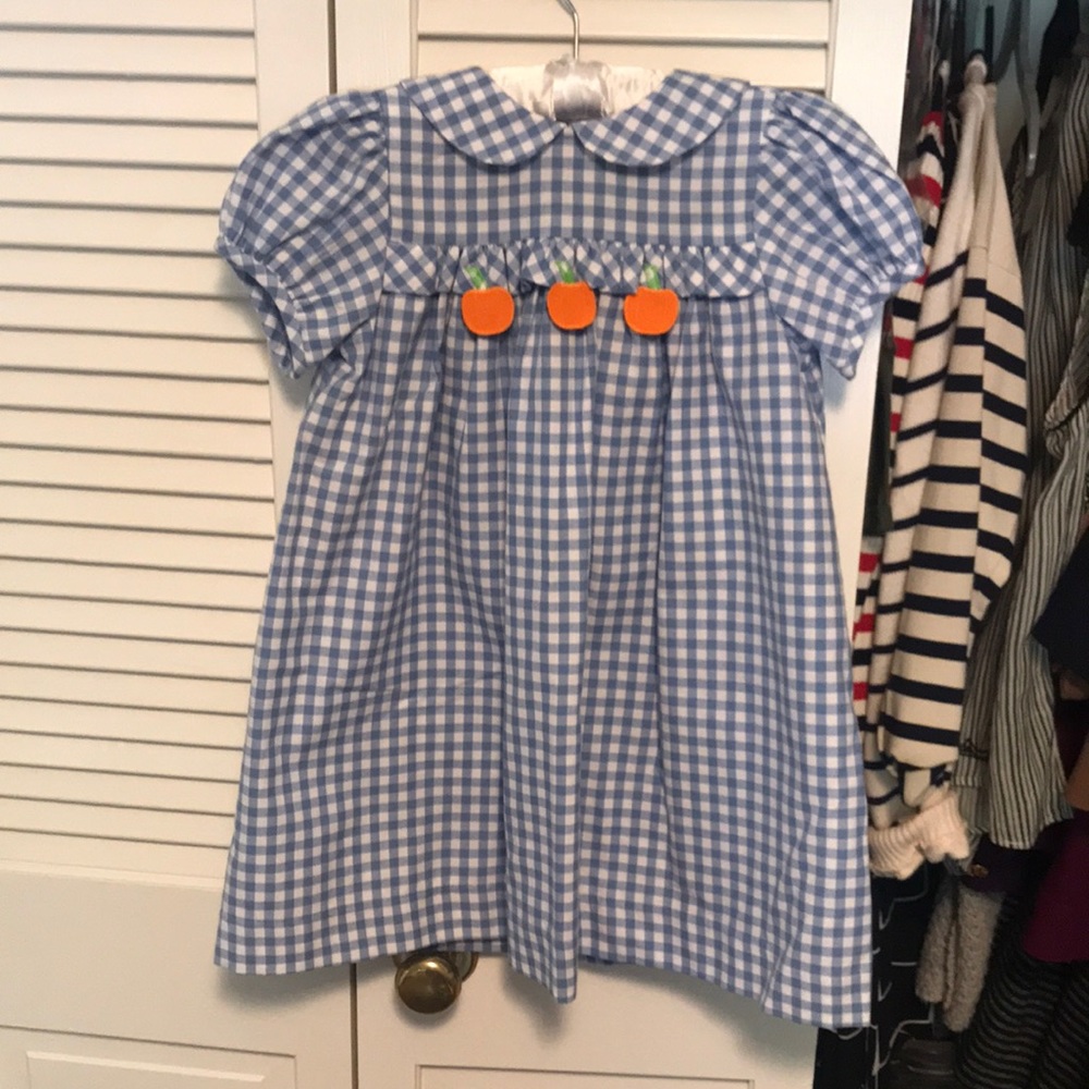 Girls pumpkin dress